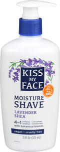 Kiss My Face - Lavender And Shea Moisture Shave, 11 fl oz cream