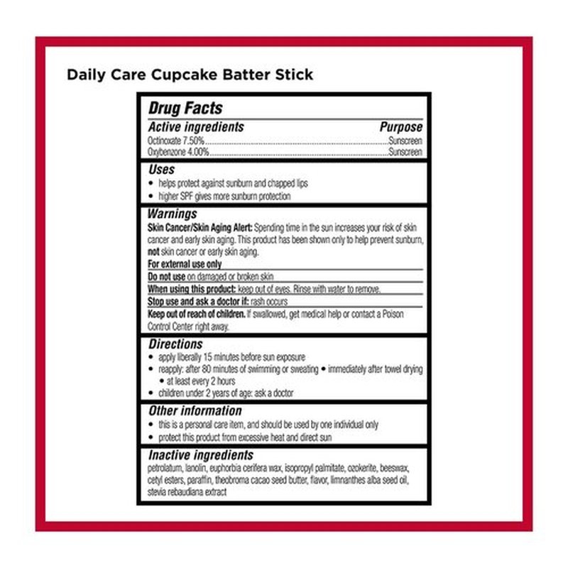 Carmex Daily Care Moisturizing Lip Balm Pack, SPF 15, Strawberry & Cupcake Batter Flavor Variety Pack Bag, 9 Count (7 Sticks, 2 Tubes)