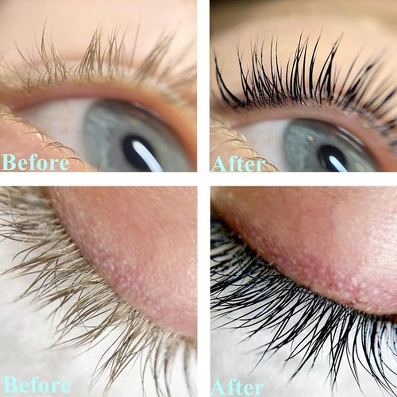Skiennix Black Lash Tint Kit - Keratin Eyelash & Eyebrow Dye for Voluminous 6-Week Tint