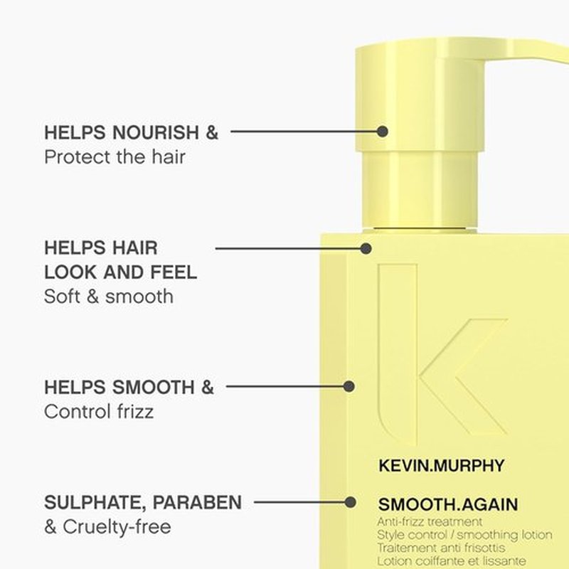 KEVIN.MURPHY SMOOTH.AGAIN Leave-In Conditioner - Anti-Frizz Treatment for Thick, Coarse Hair - 200 mL / 6.7 fl oz