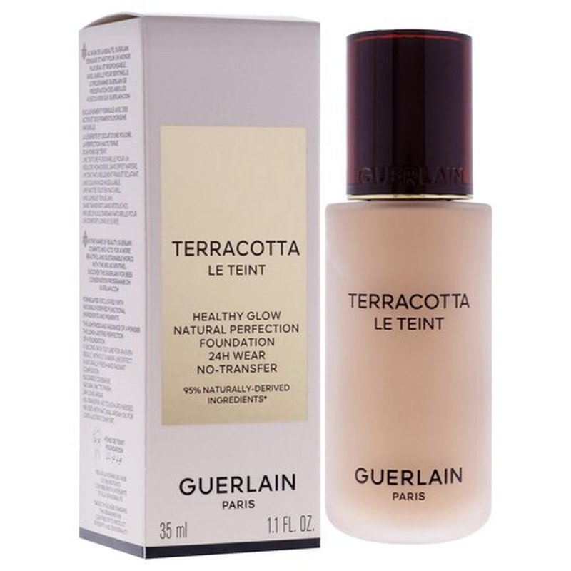 Terracotta Le Teint 24H Wear No-Transfer Foundation - 3N Neutral by Guerlain for Women - 1.1 oz Foundation
