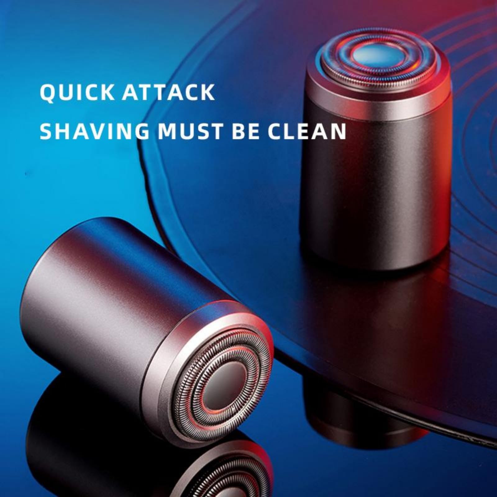 SOPAMI Mini Shaver, Mini Electric Shavers for Men, Mini Electric Shaver, USB C Rechargeable Waterproof Electric Razor Trimmer