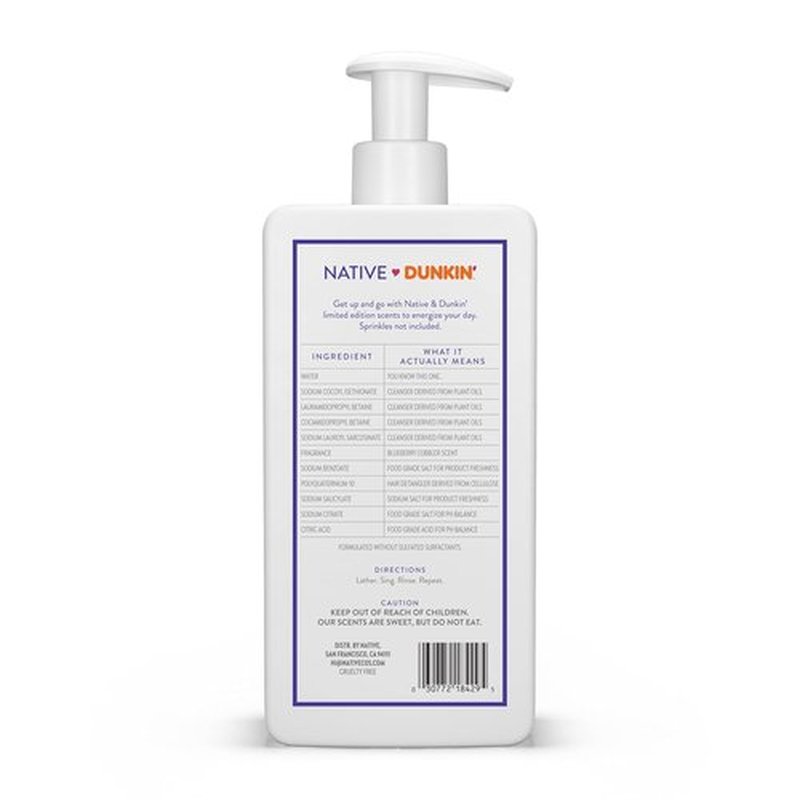 Native | 2-in-1 Shampoo and Conditioner - Limited Edition Blueberry Cobbler | 16.5 oz