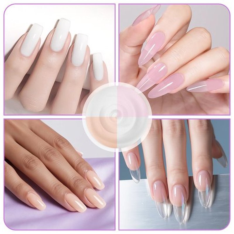TOROKOM 4 Colors Acrylic Powder, 480g/16.93oz Acrylic Nail Powder Large Capacity Acrylic Dip Powder for Nails Acrylic Extension Powders, 3D Nail Carving, Long-Lasting, No Nails Lamp Required (4*120g)