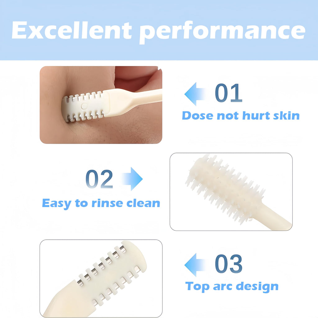Nasal Hair Cutter, 2026 Upgraded 360° Double Sided Portable Nose Hair Trimmer for Women Men, Travel Essentials Washable Nose Hair Remover Grooming Tool (3 Pcs Pink)