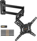 Perlegear Long Arm TV Wall Mount - Full Motion Bracket for 32-65" TVs | 37.4" Extension, Max VESA 400x400mm, Swivel & Tilt, Supports Up to 110 lbs