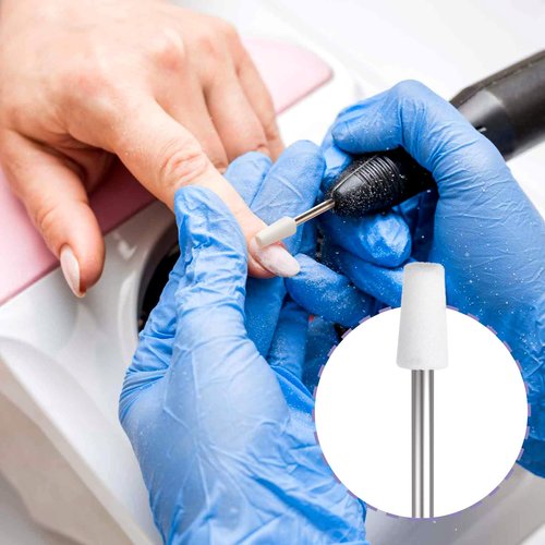 ANCIRS 30 Pcs Nail File Replacement Head Refills Set, Nail Drill Bits for Finishing Salon Electronic Manicure, Nail Manicure Pedicure Tools (5 Styles)