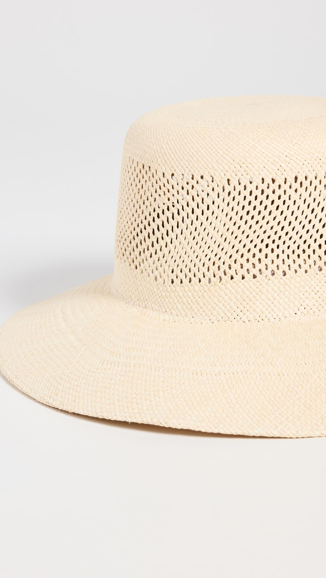 Brixton Women's Lopez Panama Straw Bucket Hat