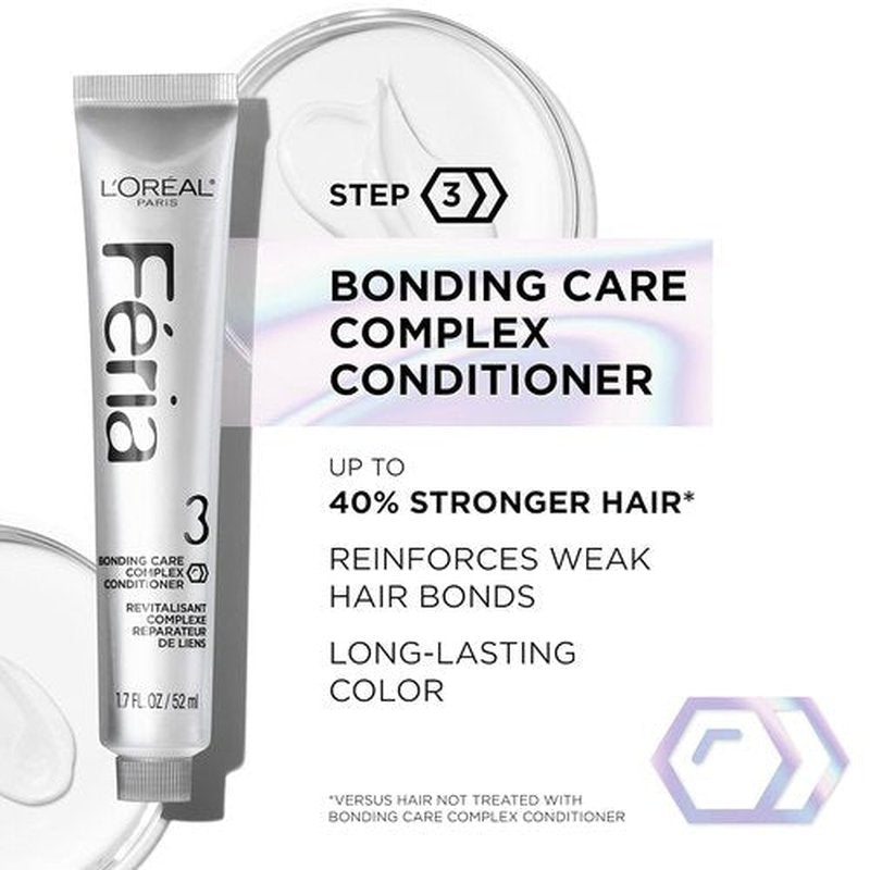 L'Oreal Paris Feria Hair Color - Multi-Faceted Shimmering Extreme Platinum | Permanent Dye Kit