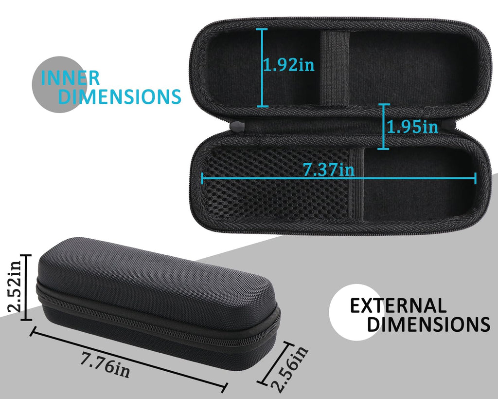 inDomit Hard Case Compatible with SKIL Rechargeable 4V Cordless Screwdriver,Black(CASE ONLY)