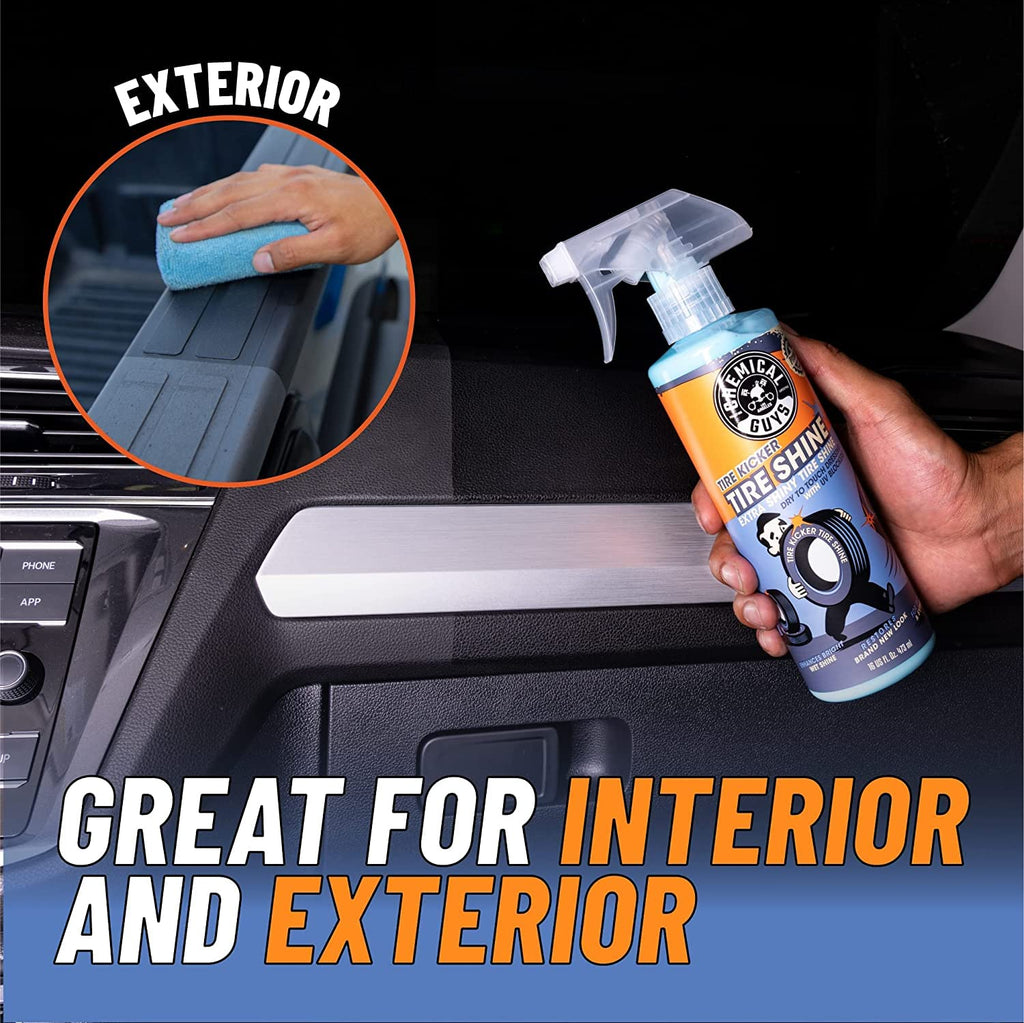 Chemical Guys Tire Kicker Extra Glossy Tire Shine Spray, 16 fl oz