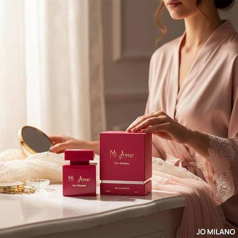 Jo Milano Paris Mi Amour Eau De Parfum Spray - 3.4 oz (100ml) | Long-Lasting Floral & Fruity Scent for Women