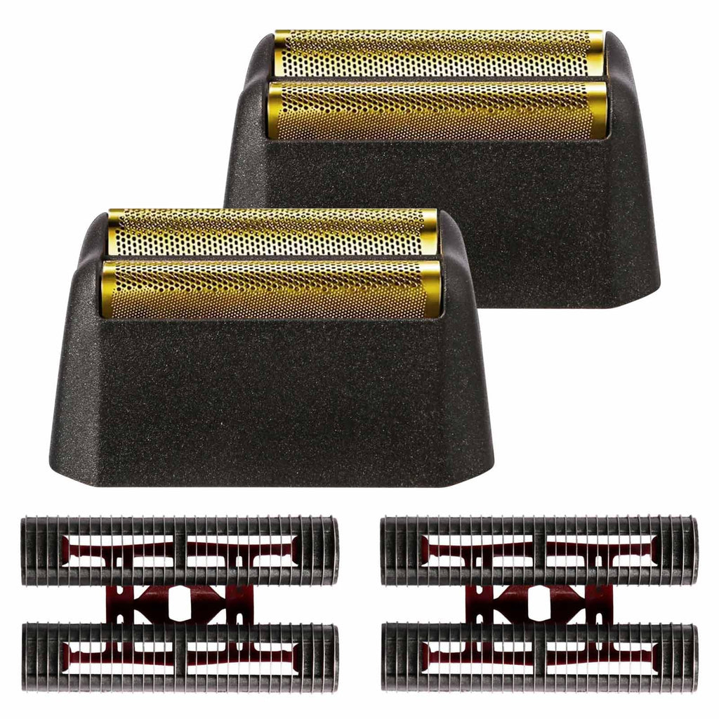 Professional 5 Star Series Finale Shaver Shaper Replacement Foil and Cutter Bar Assembly Compatible with Shaver Model 7031-100, 7043-100 Super Close Super Close Shaving Replacement Heads Black