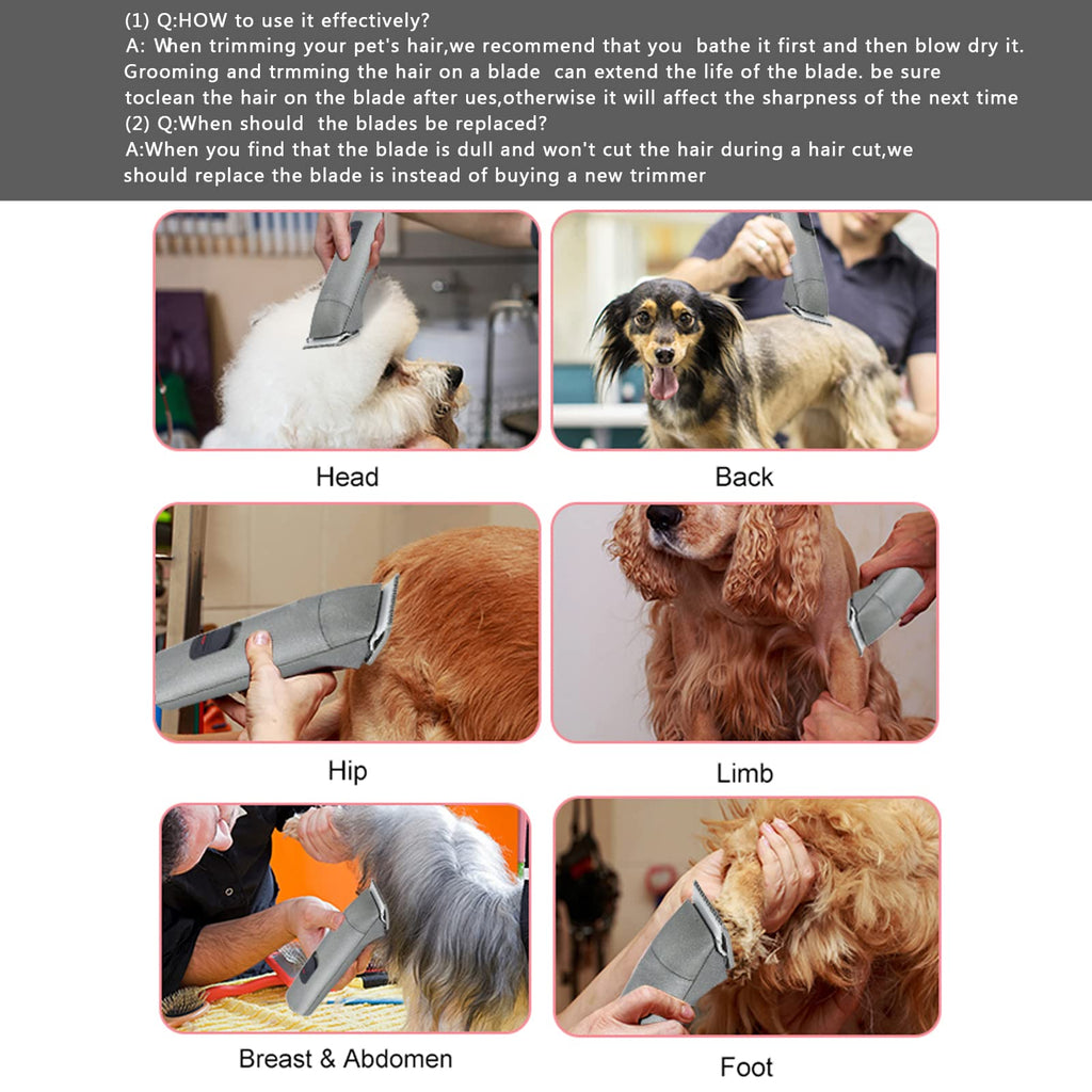 5FC Blade Dog Grooming Clipper Blades,Compatible with Andis Dog Clipper