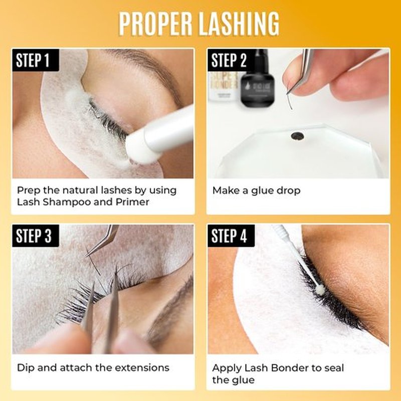 Individual Lashes Semi Permanent Mink Lashes by STACY LASH | Volume & Classic Lash Extensions | B Curl Eye Lashes | Eyelash Extension Supplies for Lash Tech | 16-Rows Lash Tray | B-0.07-MIX 12-15