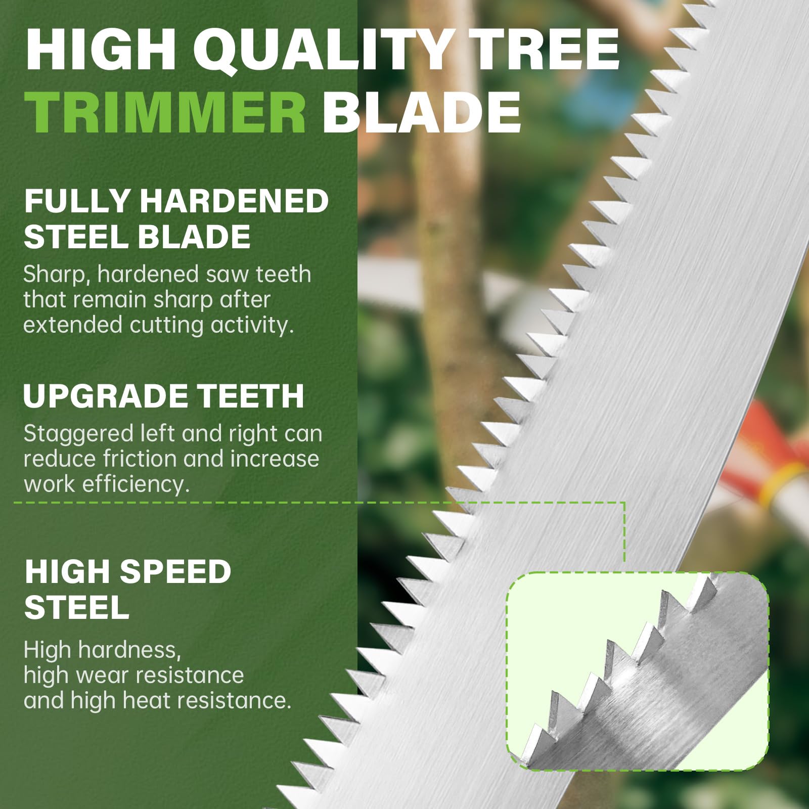 15" Pole Saw Blade for Fiskars Tree Pruner 6391 9388 9390 7889 7831 8391