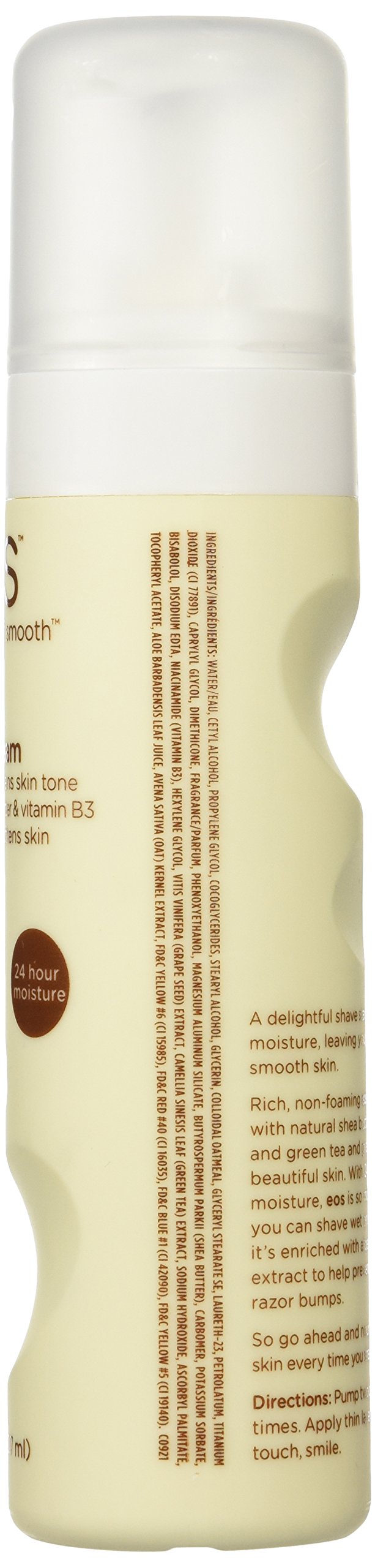 EOS Shea Better 24H Moisture Shave Cream Vanilla Bliss for Sensitive Skin 7 fl oz