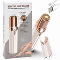 Facial Hair Remover for Women – Electric Face Razor with Light, Hair Removal for Upper Lip, Chin & Cheeks – Color Champagne