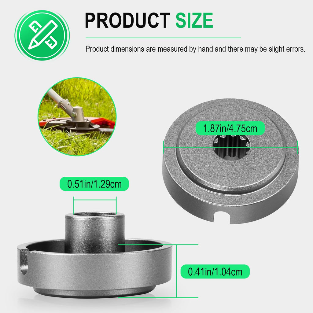 C535000210 Grass Trimmer Adapter Plate Fit for Echo String Trimmer Head, Blade Adapter Replacement Parts for Echo Blade Conversion Kits Used on SRM-225 SRM-280 SRM-266 SRM-210 SRM-211 SRM-251 SRM2620