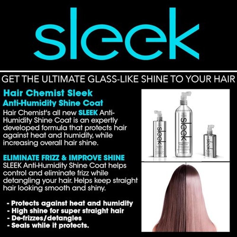 Hair Chemist SLEEK Anti-Humidity Shine Coat - 16.9 Ounce for Frizz-Free, Glossy Hair