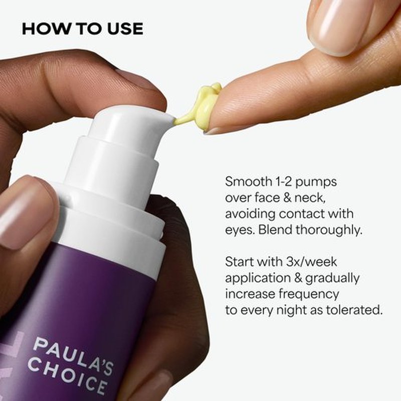 Paula’s Choice Pro Retinaldehyde Dual-Retinoid Face Serum Advanced Treatment, High Potency Anti-Aging Serum for Face, Breakout-Prone Skin, Radiance & Rough, Bumpy Texture, Fragrance-Free, 1 fl oz