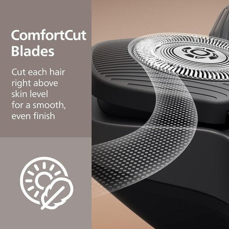 Philips Norelco Head Shaver Pro 7000 - Electric Shaver with 360° Flexing Head & ComfortCut Blades for Gentle, Clean Shave | Model HS7980/40