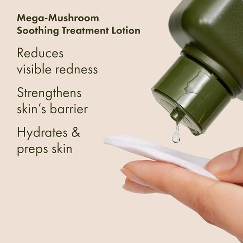 Origins 4-Piece Mega-Mushroom Skin Repair Set - Cleanser, Treatment Lotion, Moisturizer & Concentrate | Ideal for Sensitive Skin with Hyaluronic Acid & Reishi Mushroom
