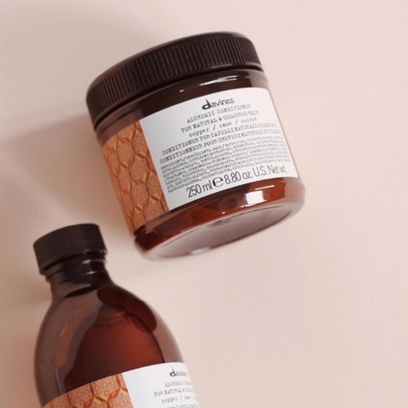 Davines Alchemic Conditioner - Copper Color Enhancer | 8.81 oz for Vibrant Hair