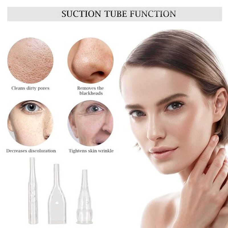 AIMENGXI 3 in 1 Diamond Microdermabrasion Machine, Professional Microdermabrasion Device with Vacuum Spray, Beauty Facial Skin Care Dermabrasion Equipment for Salon Personal Home Use