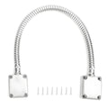 401 Stainless Steel Door Loop Wire Cable Protector Armored Door Cord w/Die-Cast End Power Transfer for Exposed Mounting Access Control
