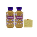 Bath & Body Works Princess Collection Rapunzel 2 Body Washes with a Perfectly Peeled Bar Soap