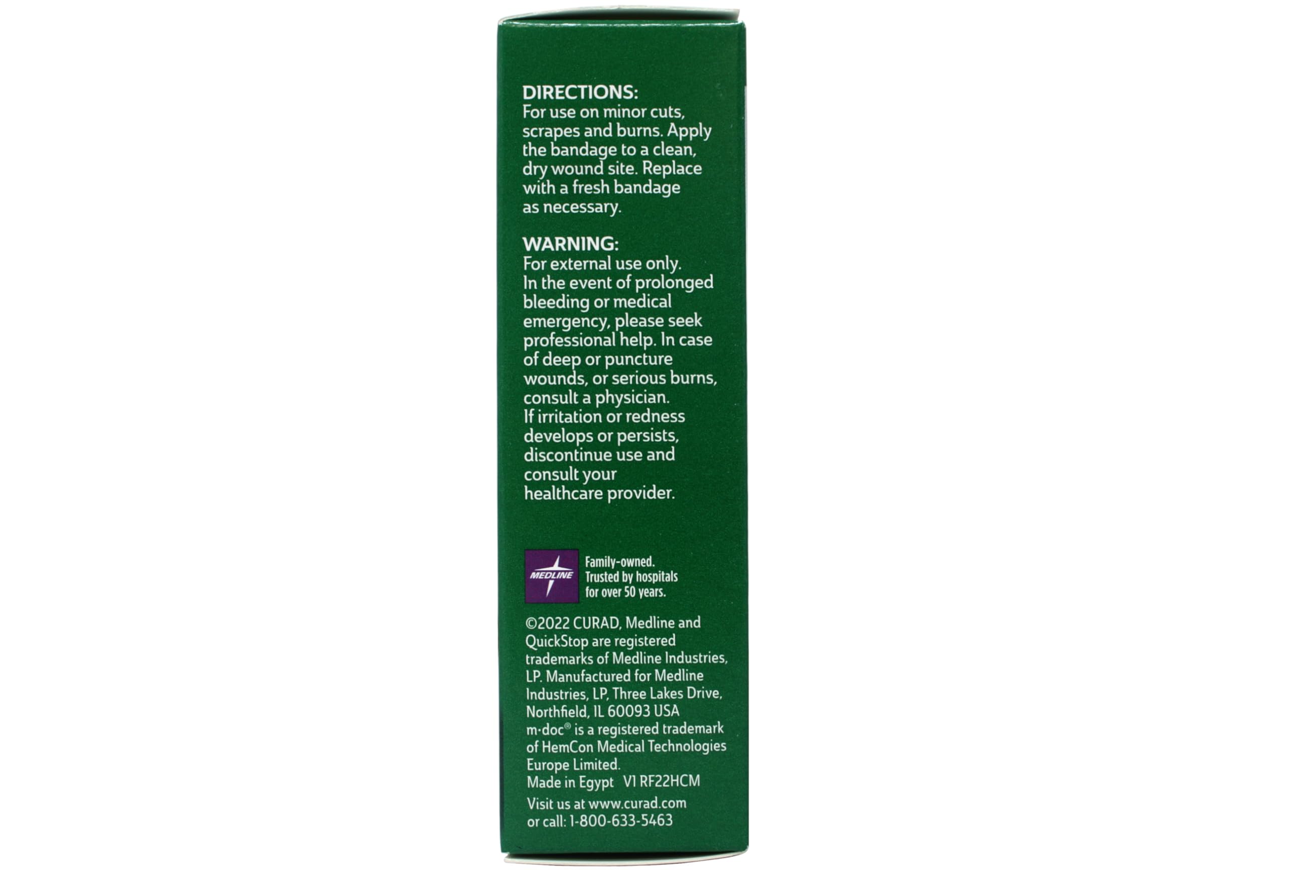 Curad Qck Stop BLD Band A Size 30ct Curad Quick Stop Blood Controlling Bandages Assorted 30ct