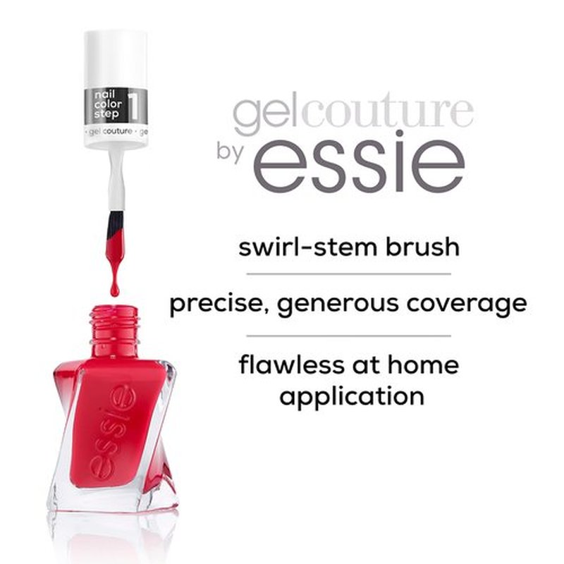 essie Gel Couture Platinum Grade Finish Top Coat, 0.46 Ounces (Packaging May Vary) (Pack of 2)