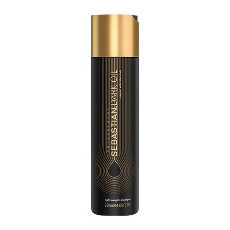 Sebastian Professional Dark Oil Shampoo - Lightweight Formula Infused with Jojoba & Argan Oil for Silky Hair
