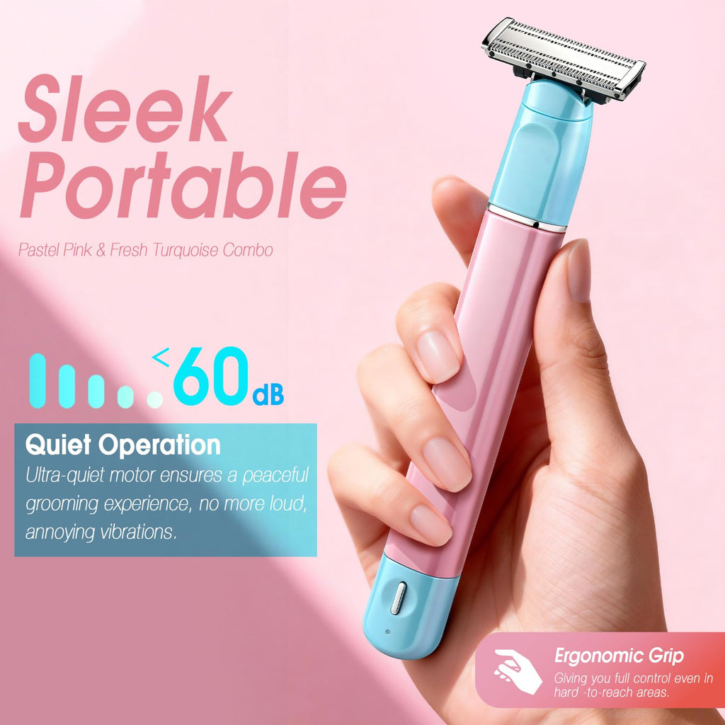 DSP 5-in-1 Ladies Grooming Kit,Cordless Rechargeable for Face, Body
