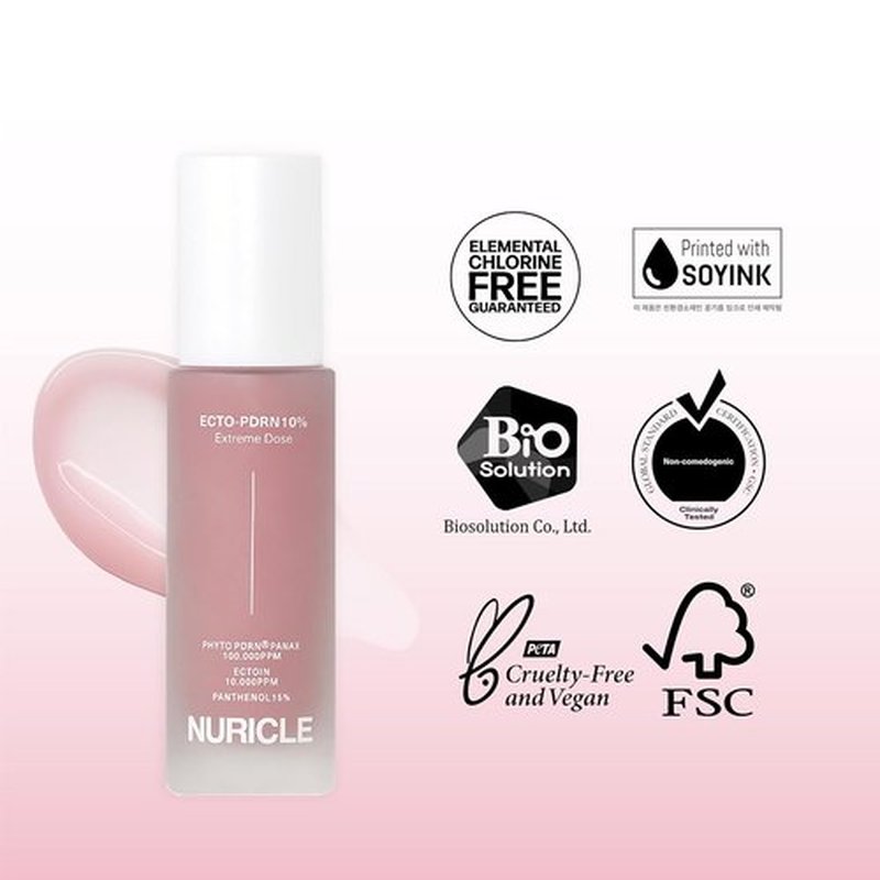 ECTO-PDRN Anti-Aging Serum - 10% Extreme Dose with Vegan PDRN, Ectoin & Panthenol | 30ml