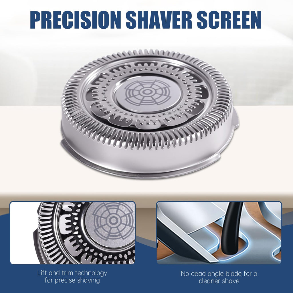 6pcs SH90 Replacement Heads Compatible with Philips Norelco Series 9000 (S9xxx) 8000(S8xxx) Elctric Shaver,Upgrade SH90 Replacement heads for phillips norelco 9000 replacement blades