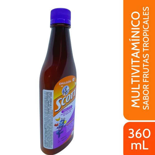 Emulsion de Scott Frutas Tropicales (tropical fruit) (360 ml)