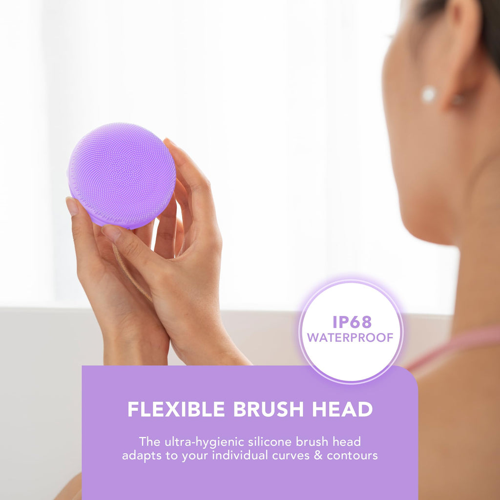 FOREO LUNA 4 body- Body Brush- Whole Body Skin Care - Exfoliating Body Scrubber- Enhances Absorption of Lotion Actives- Premium Lymphatic Drainage Skincare Tool- Waterproof -USB-Rechargeable- Lavender