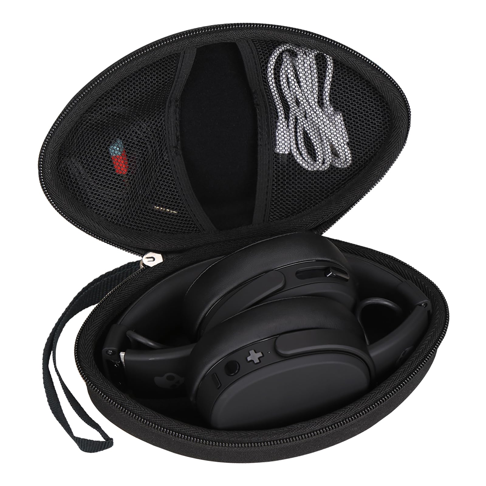 Aproca Case Compatible with Skullcandy Crusher Evo Wireless Bluetooth Headphones, Portable Storage Bag for Accessories -Black (Case Only)