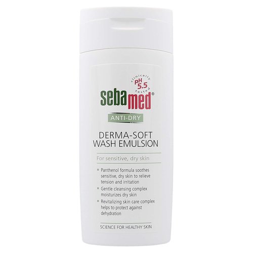 Sebamed Anti-Dry Wash Emulsion - Gentle Cleansing Complex for Dry & Sensitive Skin | 6.8 Fl Oz (200mL)
