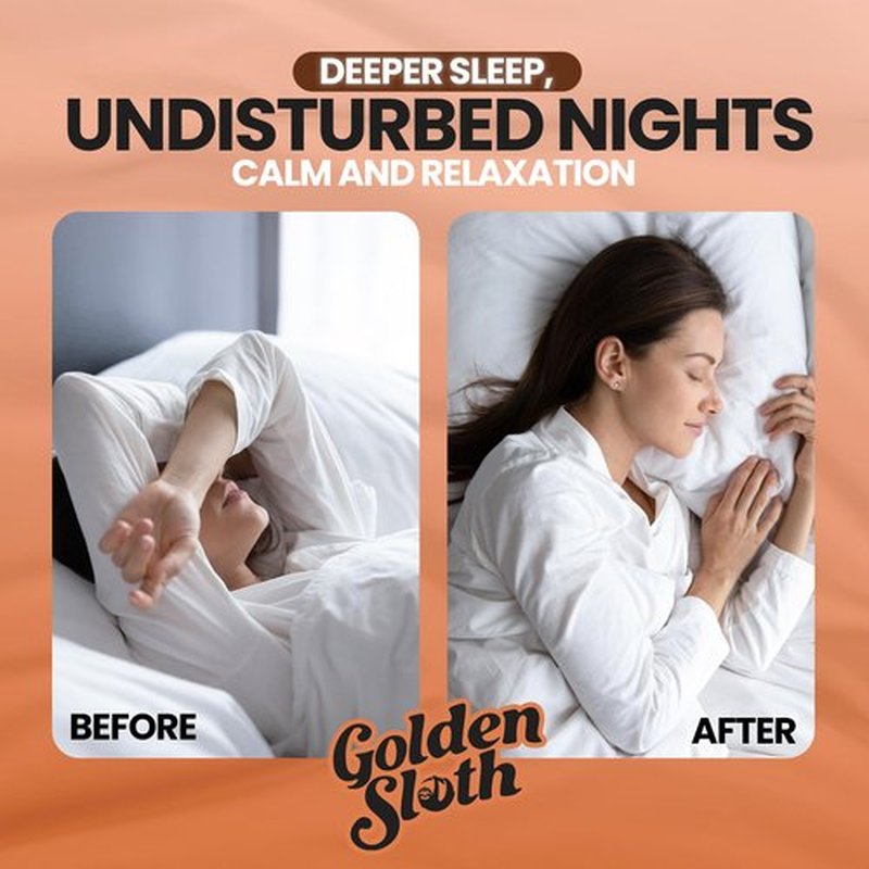 Golden Sloth Magnesium Lotion for Sleep, Muscles & Joints - Unscented - Highly Concentrated with 2 Types of Magnesium, Made in USA, All-Natural - Calming Cream