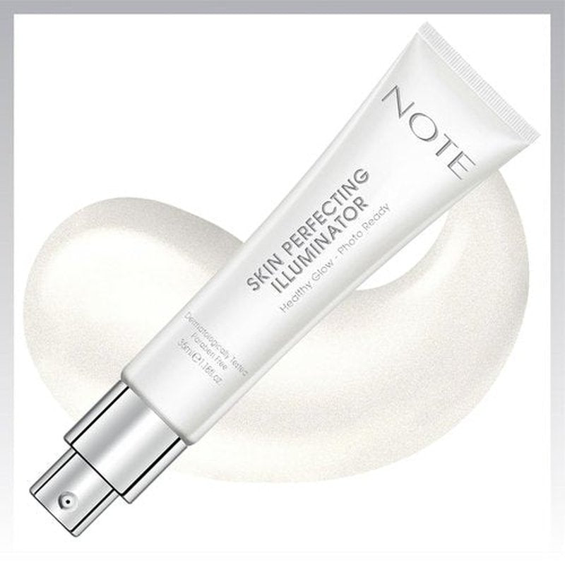 NOTE Skin Perfecting Illuminator - Hydrating Makeup Primer with Argan Oil & Vitamin E - 1.2 oz