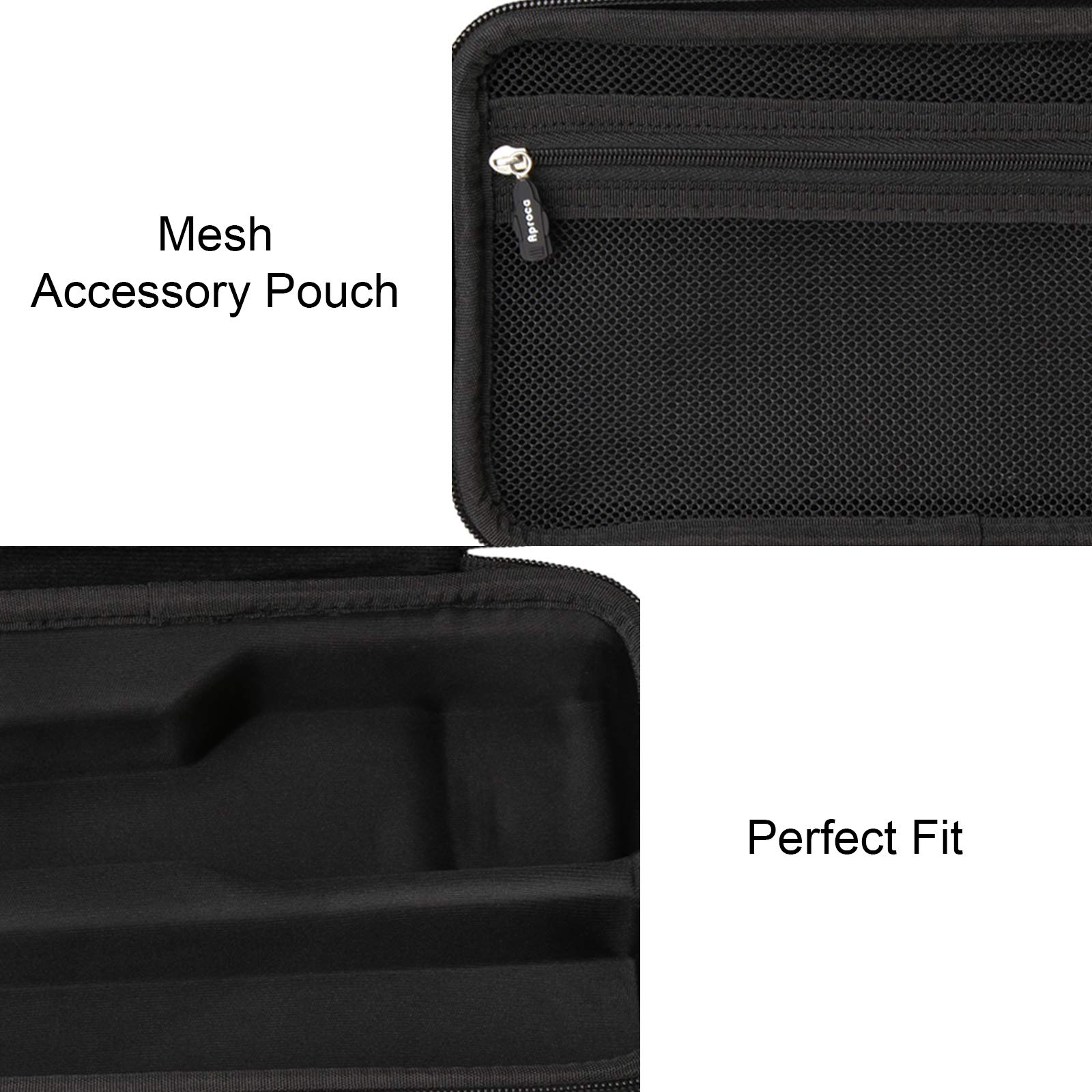 Aproca Case Compatible with Andis 24675 UltraEdge 2-Speed Detachable Blade Pet Dog Clipper, Portable Storage Bag for Accessories (Case Only)
