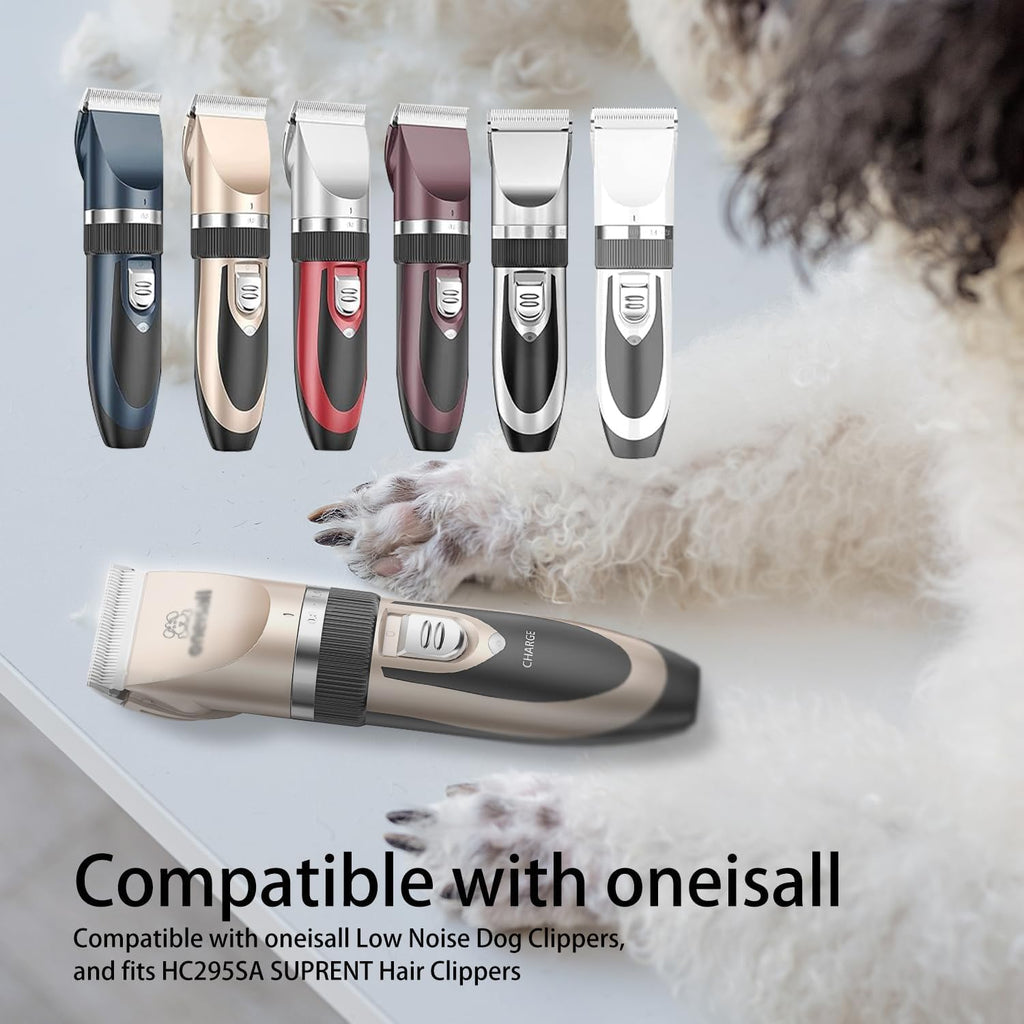 Pinkind Replacement Charger Compatible with oneisall Low Noise Dog Clippers, Charger Cord for SUPRENT Clippers, Pet Hair Clipper Shaver Charging Cable