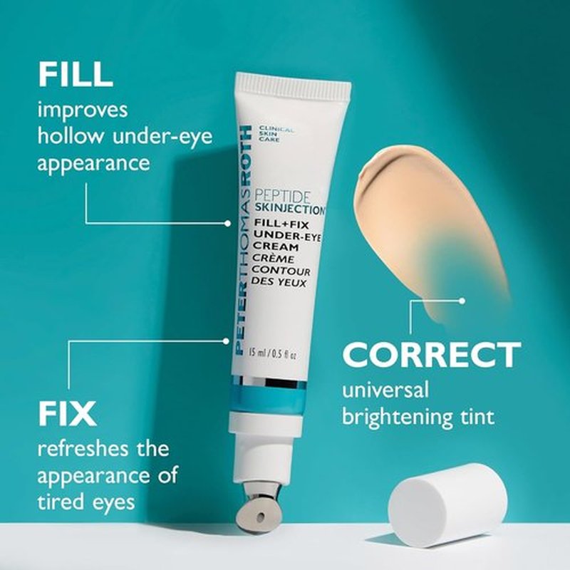 Peter Thomas Roth | Peptide Skinjection Fill + Fix Under-Eye Cream - Reduces Dark Circles & Puffiness