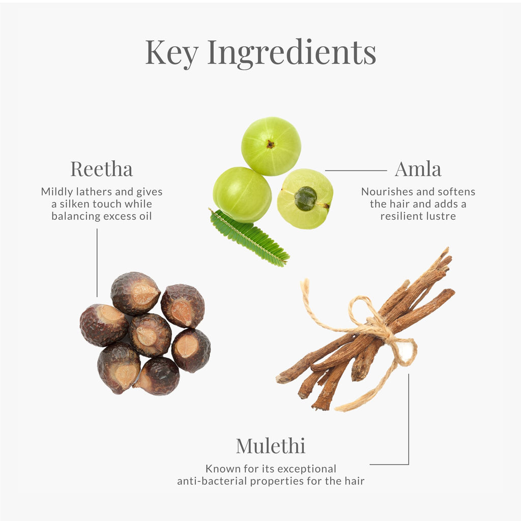 Forest Essentials Hair Cleanser Amla, Honey & Mulethi, 50ml