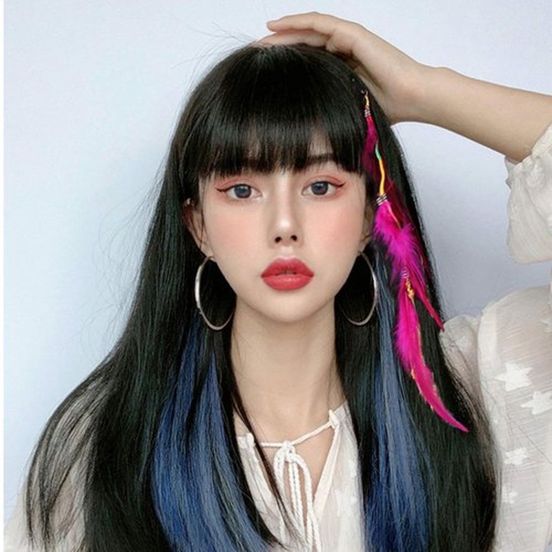 6 Pcs Hair Feather Clip in Handmade Boho Hippie Feather Clip Pirate Hair Accessories Halloween Hair Accessories Clips Festival Accessories for Girls Women Make Up Hair Styling