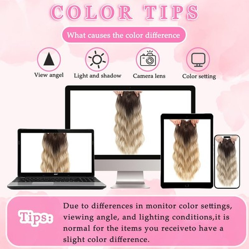 Hair Toppers for Women, 20 Inch Hand Tied Breathable Toppers Hair pieces for Women with Thinning Crown Middle Part Bangs Mix Human Hair Clip in Curly Lightweight Wiglets (Dark Brown, Side Bangs)