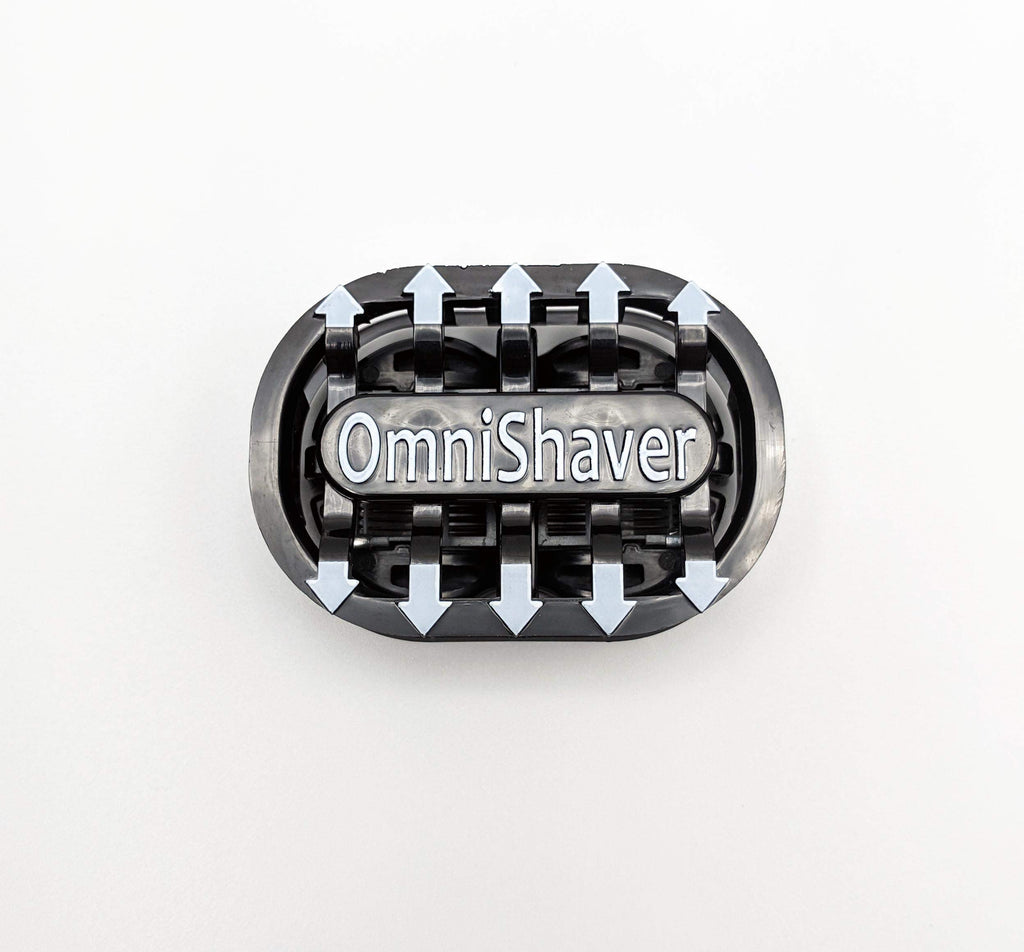Classic Omnishaver - Black - The Fastest Way to Shave Head, Legs, Arms, Body | An Alternative to Disposable Shaving Razors Self Cleans & Strops During Use with Durable Blade | Bald Head Shaver for Men